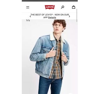Levi’s Sherpa lined Jean jacket